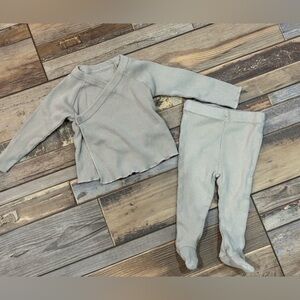 Moon Organics cotton outfit size 0/3 months